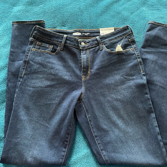 Old Navy Dark Wash Pop Icon Skinny Jean, Size 10L - Picture 4 of 7
